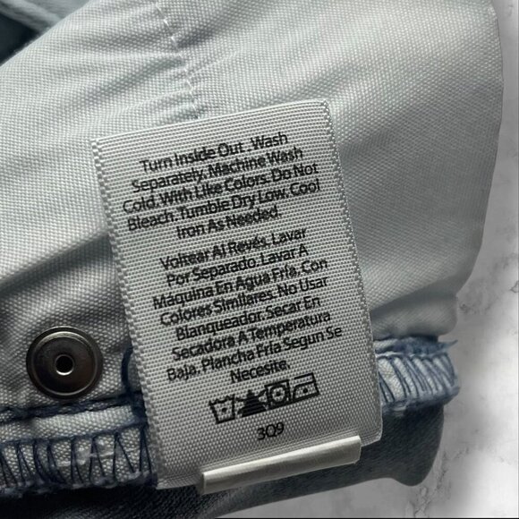 Wonder Nation Tie-Dye Style Denim Girl Shorts With Adjustable Waistband‎ Size 3T - Picture 6 of 13